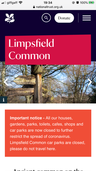 National trust open?!