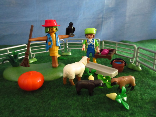 An outbreak of Covid-19 has occurred for the Playmobil people in our house...