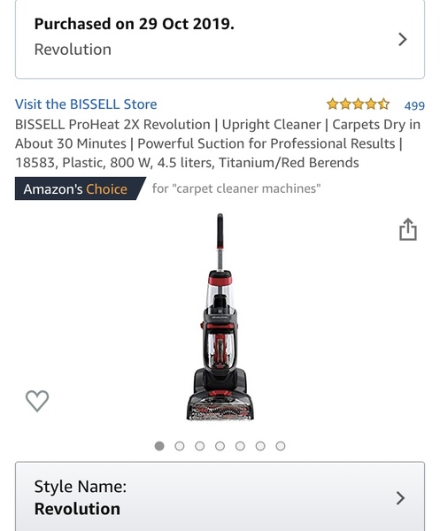 Have you got a really good carpet cleaning machine that you could recommend?