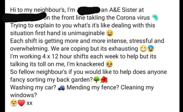 'I'm a key worker' is the most overused phrase atm