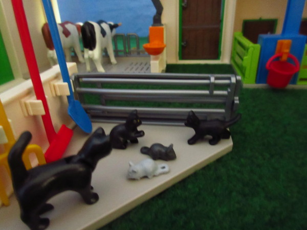 An outbreak of Covid-19 has occurred for the Playmobil people in our house...