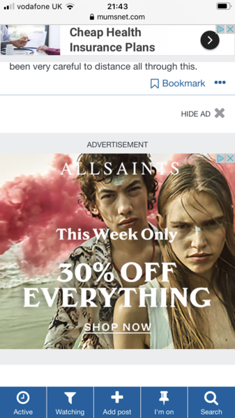 All saints ads