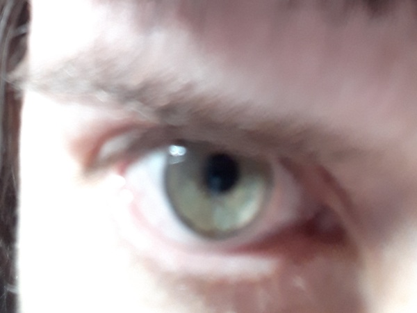 Properly violet or green eyes?