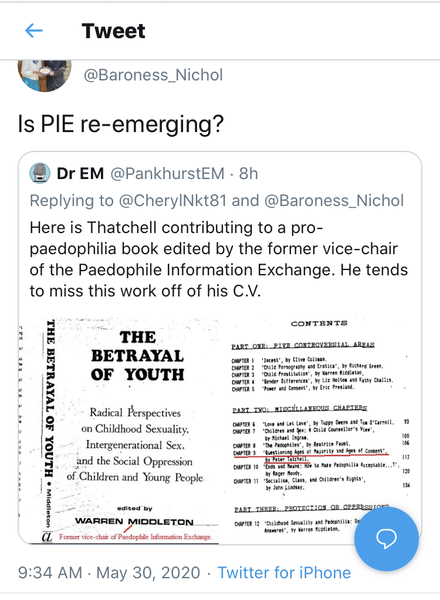 Baroness Nicholson on twitter