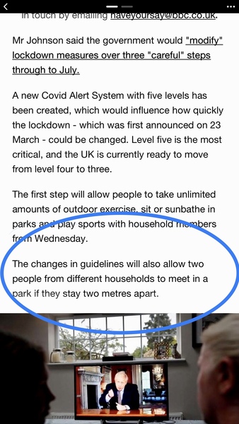 So when can we see our partners who we don't live with