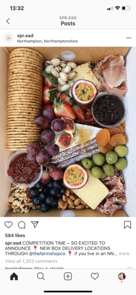 Help me make a graze box for Dh birthday