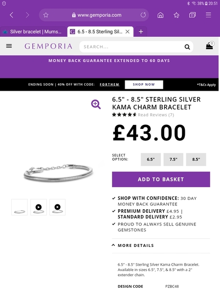 Silver bracelet