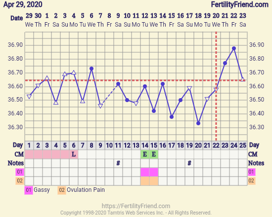 Super late ovulation