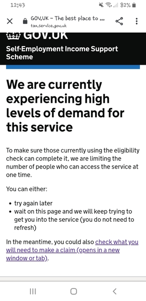 Self-Employed HMRC update