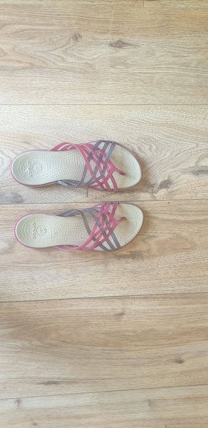 Croc sandals with additional support