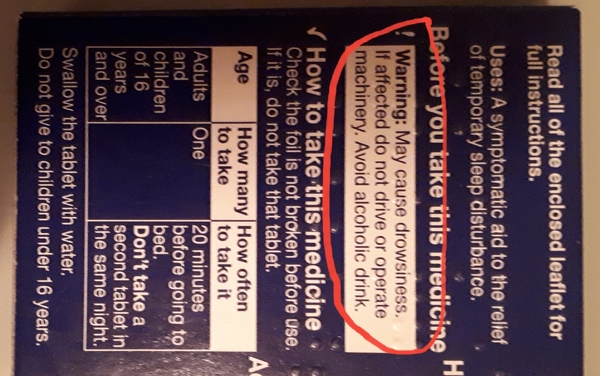 Inexplicable product warnings