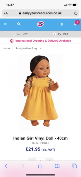 Diversity dolls suggestions