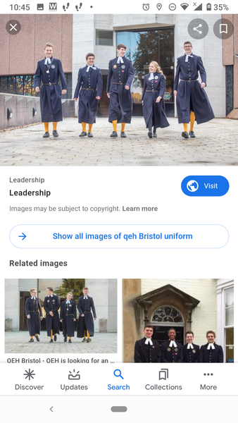 To ask you about the nicest school uniforms you’ve seen??