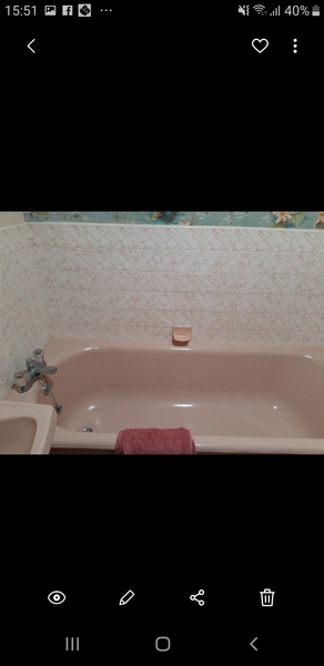 Ideas for this pink bathroom suite
