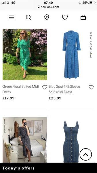 Are New Look using photos of real people on their website?