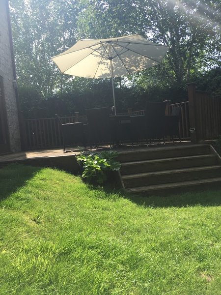 How to make a split level garden safe for toddler?