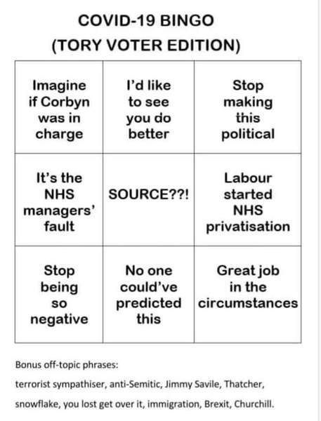 To ask whether anyone who voted Conservative regrets it now?