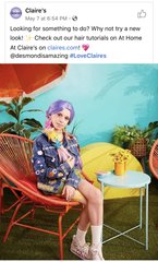 Desmond I Amazing in marketing campaign for Claire's