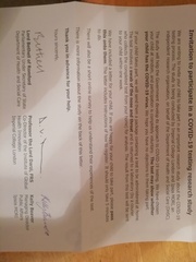 Has anyone else had the random test invitation in the post?
