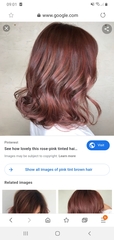 Can I do a pink/rose tint on brown hair without bleaching?