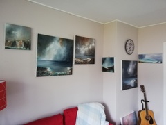 I've made a gallery in my livingroom