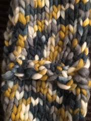 Sewing with ultra super chunky