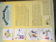 Book to help with speech.