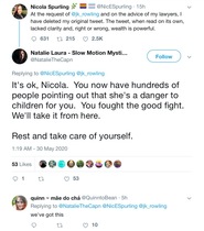 JK Rowling threatening legal action