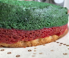 sponge cake layers - only have one tin