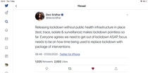 No point in lockdown anymore