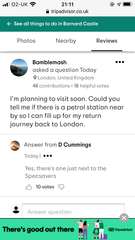 Barnard Castle trip advisor 😂
