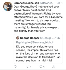 Baroness Nicholson on twitter