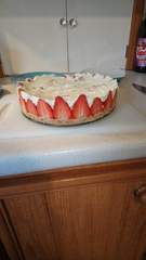 To ask you to show me your baking/food?