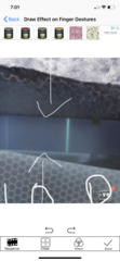 Help please.. vvvv faint line?
