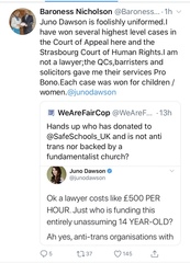 Baroness Nicholson on twitter
