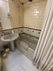 Ideas for this pink bathroom suite