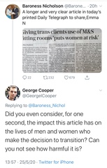 Baroness Nicholson on twitter