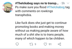 J K Rowling accused of being transphobic again *Title edited by MNHQ at OP's request*