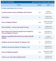 Missing thread in The Royal Family section