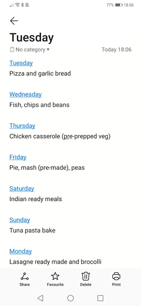 Food for bringing new baby home