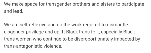 TRA friend and BLM