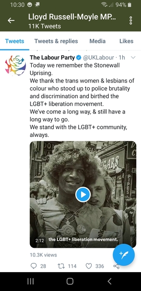 Lloyd Russell Moyle back-pedals furiously