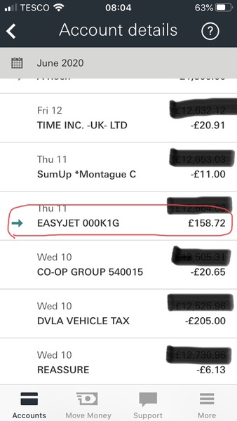 Easyjet flight refunds