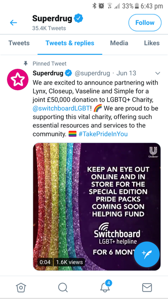 Superdrug person who menstruate