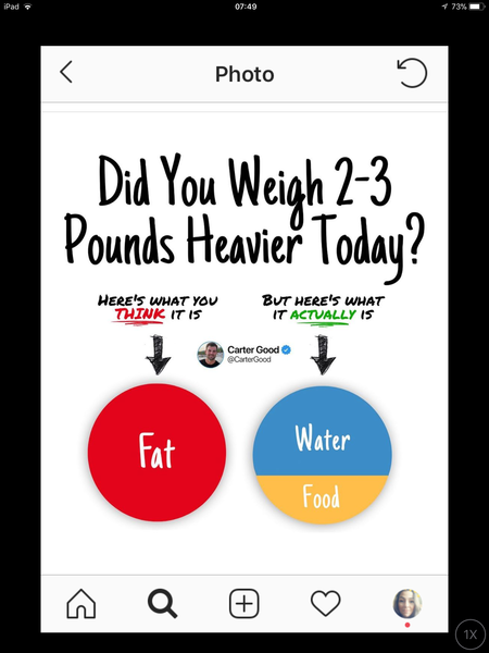To think I’ll never be able to get my weight down?....