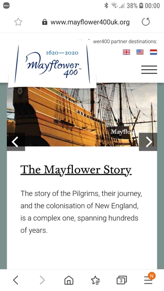 Mayflower400™️ Sept 2020 - Celebration of the colonization of America