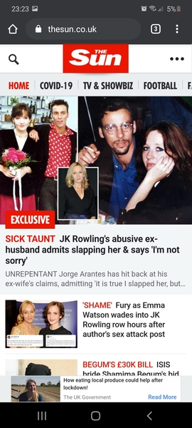 To say F**k the Sun publicising this disgusting abuser.