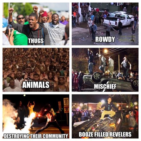 To think that the looters should be ashamed of themselves