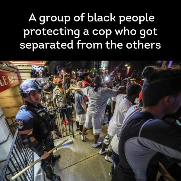 When the looting starts, the shooting starts.