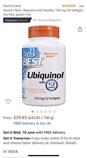 Ubiquinol...how much and for how long?
